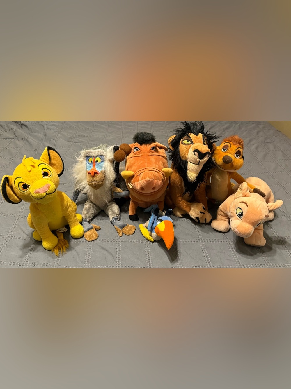 Lion King Plush Animal Set.